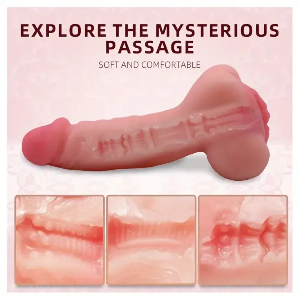 Descubre el Masturbador Artificial Suave en Forma de Pene - Imagen 3