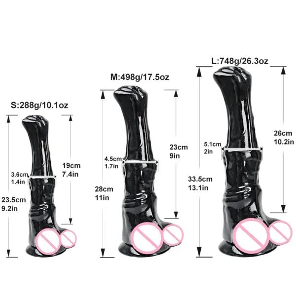 Exploring the Features of the Giant Horse Anal Dildo - Imagen 4