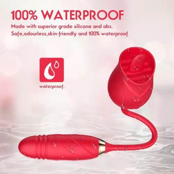 Explora el Vibrador de Rosa de Doble Función - Imagen 4
