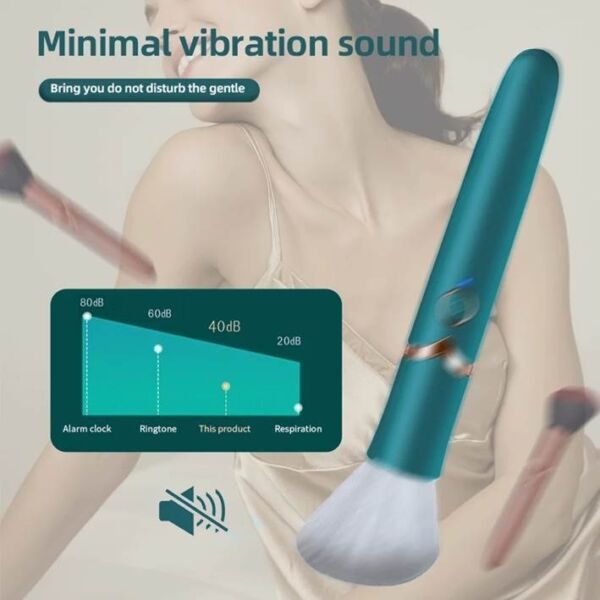 Estimulador y Vibrador Brocha Make Up: Innovación en Placer y Estilo - Imagen 2
