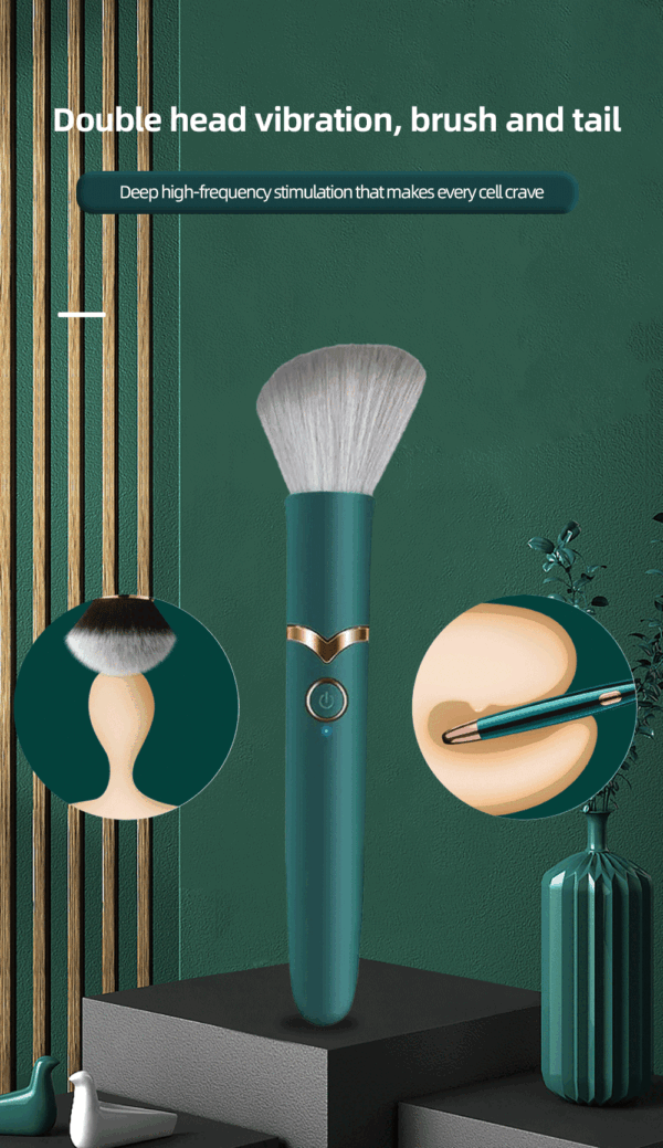 Estimulador y Vibrador Brocha Make Up: Innovación en Placer y Estilo - Imagen 8