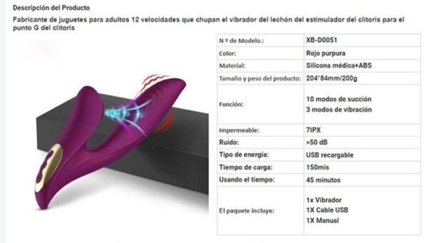 Descubre el Nuevo Vibrador y Succionador Estimulable - Imagen 9