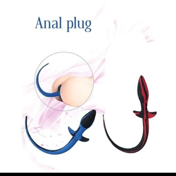 Exploring the Silicone Dog Tail Anal Plug - Imagen 5