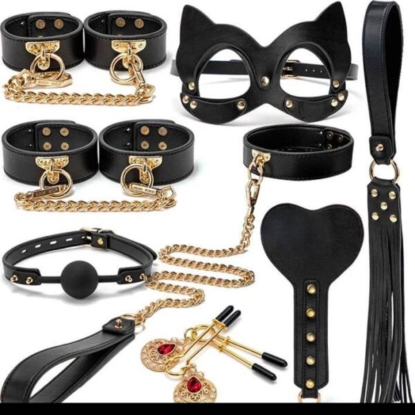 Bondage Tools Neck Black Cat - Imagen 5